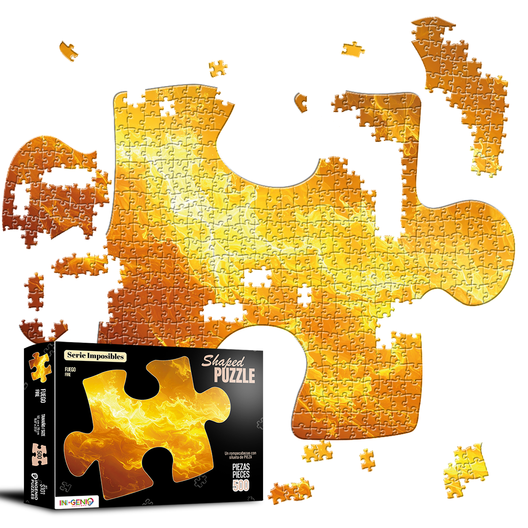 Rompecabezas Shaped Puzzle 500 piezas Fuego (S101)