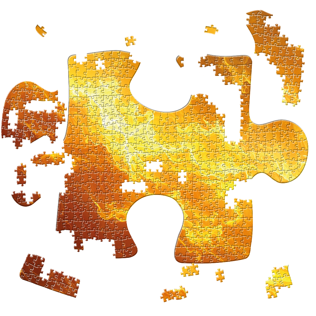 Rompecabezas Shaped Puzzle 500 piezas Fuego (S101)