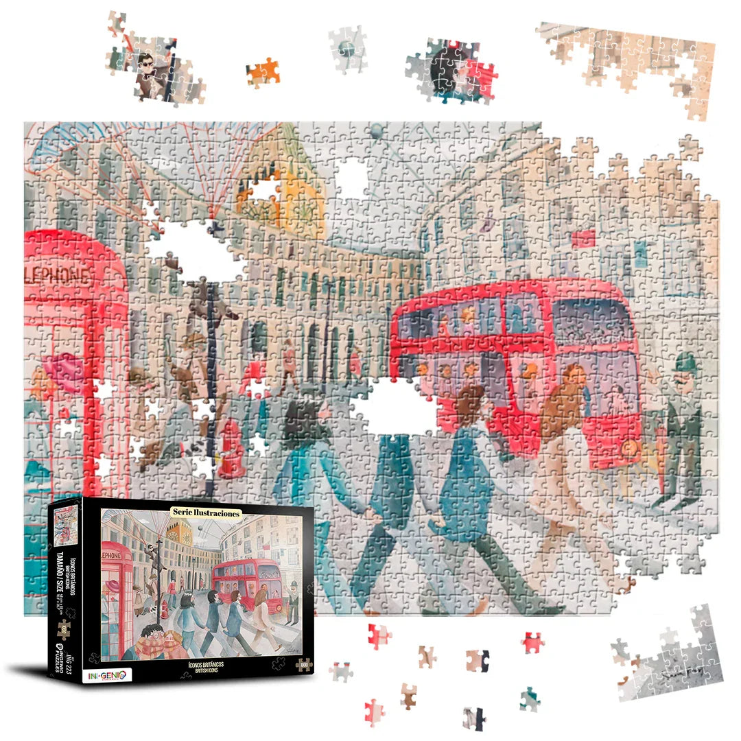 Rompecabezas 1000 piezas Iconos Británicos (ING223)