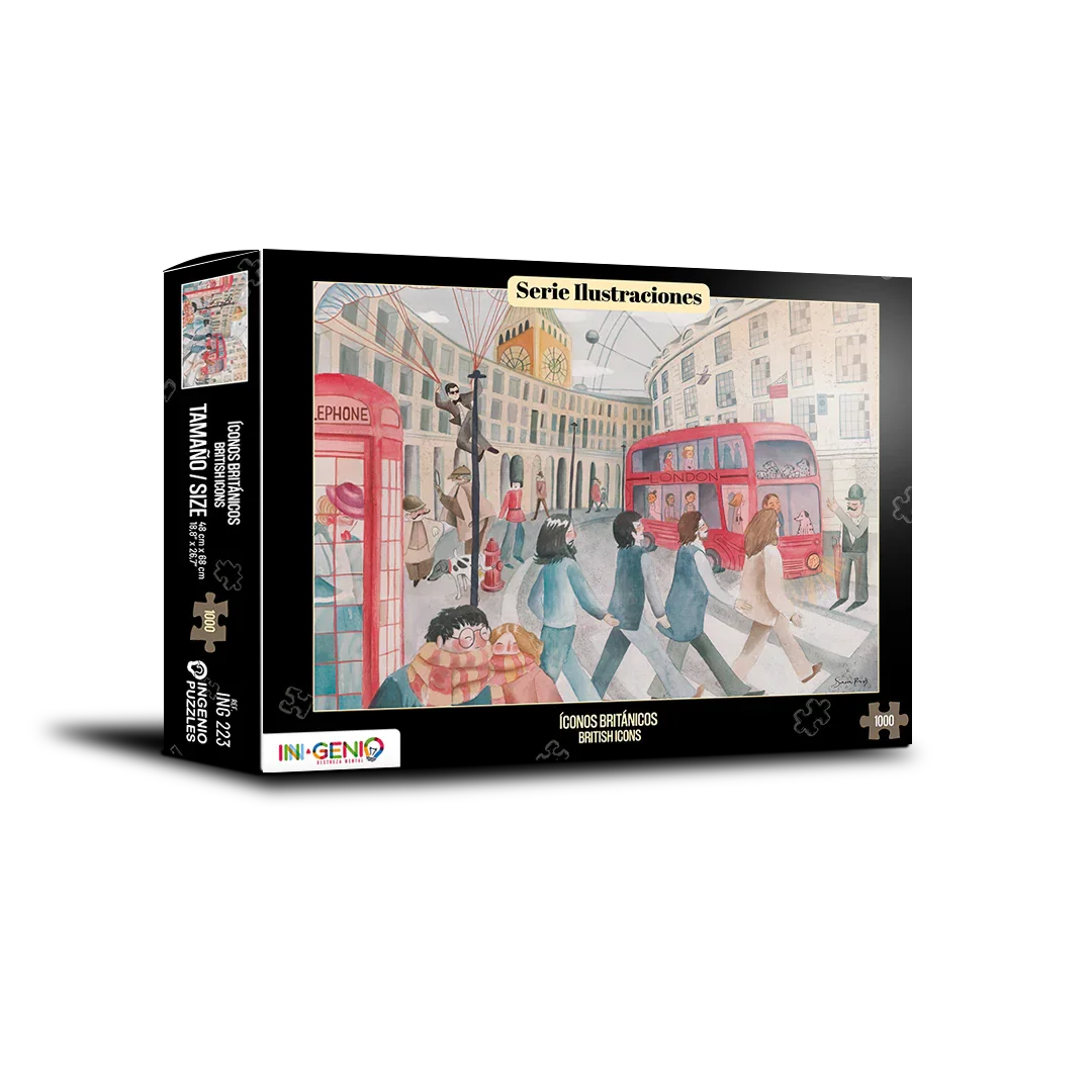 Rompecabezas 1000 piezas Iconos Británicos (ING223)