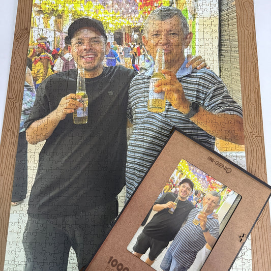 Rompecabezas Personalizado en Madera 100/ 300 / 500 / 1000 Piezas - Ingenio Destreza Mental