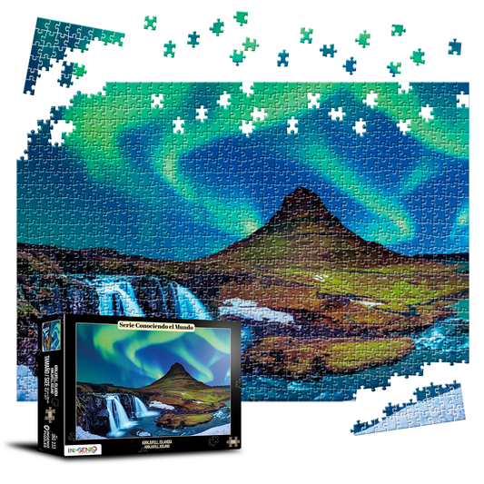 Rompecabezas 1000 piezas Kirkjufell, Islandia (ING233)