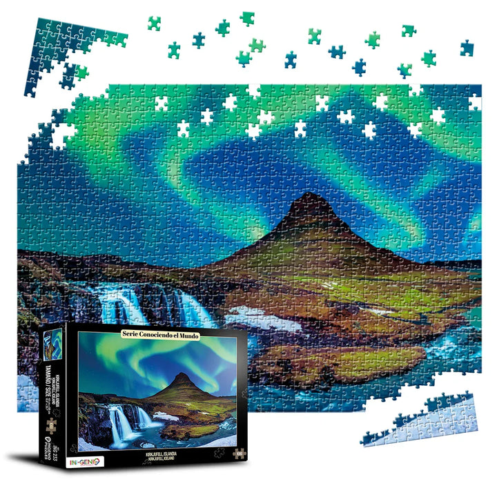 Rompecabezas 1000 piezas Kirkjufell, Islandia (ING233)