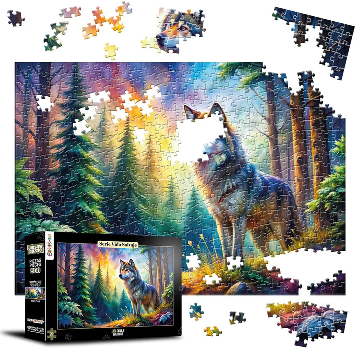 Rompecabezas 500 piezas Lobo Salvaje (500-514)