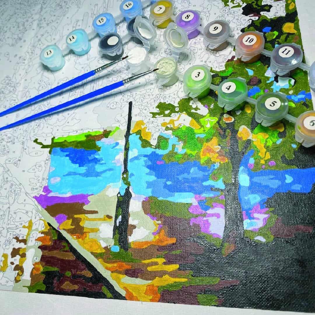 Kit De 6 Pinturas Por Números Para Adultos | Temática Cócteles | Lienzo 21x30 Cm | Incluye Pinturas Acrílicas Y Pinceles | Ideal Para Relajarse Y Decorar