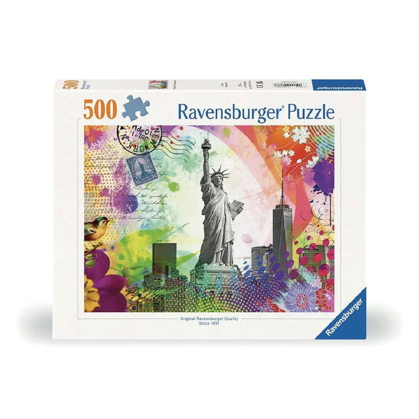 Rompecabezas 500 piezas Postal New York - Ravensburger - Ingenio Destreza Mental