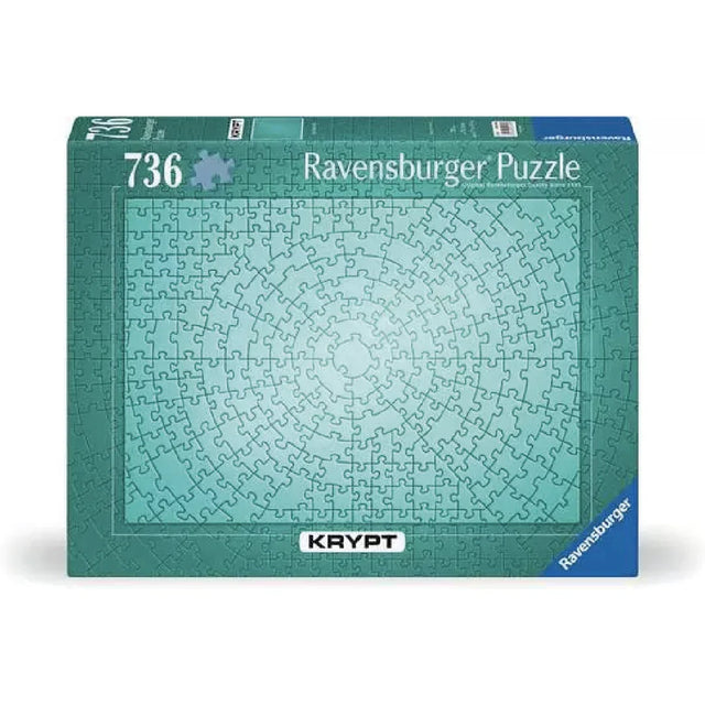 Rompecabezas 736 piezas Krypt Metallic Mint - Ravensburger - Ingenio Destreza Mental