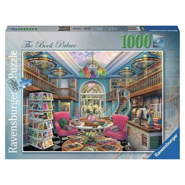 Rompecabezas 1000 piezas The Book Palace - Ravensburger - Ingenio Destreza Mental