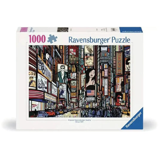 Rompecabezas 1000 piezas Times Square New York - Ravensburger - Ingenio Destreza Mental