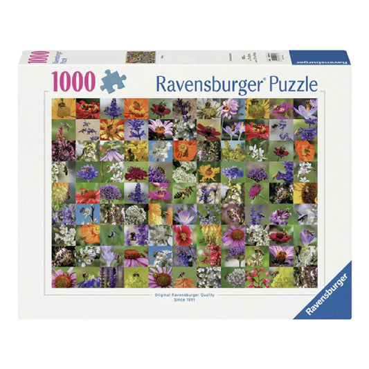 Rompecabezas 1000 piezas Collage de Abejas - Ravensburger - Ingenio Destreza Mental