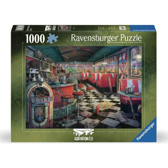 Rompecabezas 1000 piezas Decaying Diner - Ravensburger - Ingenio Destreza Mental