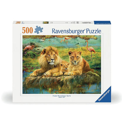 Rompecabezas 500 piezas Familia de leones - Ravensburger - Ingenio Destreza Mental