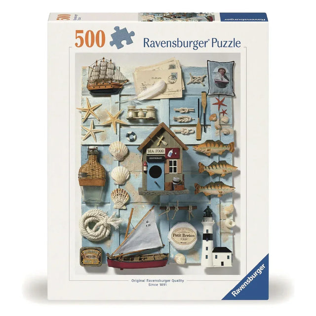 Rompecabezas 500 piezas Estilo marítimo - Ravensburger - Ingenio Destreza Mental
