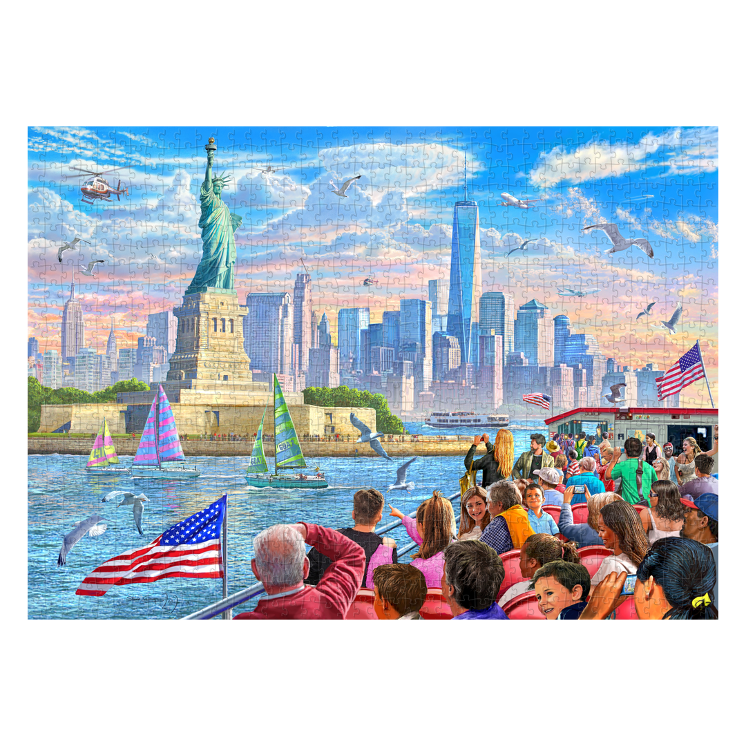 Rompecabezas armado Statue of liberty New York, USA (ING234) · INGENIO