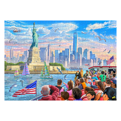 Rompecabezas armado Statue of liberty New York, USA (ING234) · INGENIO