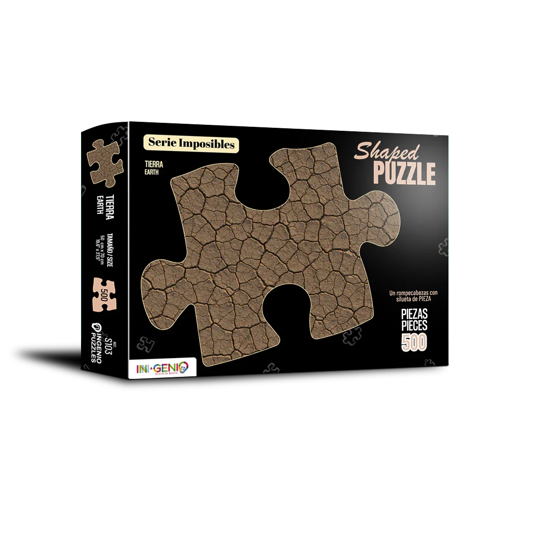 Rompecabezas Shaped Puzzle 500 piezas Tierra (S103)