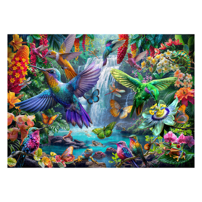 Rompecabezas armado Hummingbirds - Colibries (ING239) · INGENIO