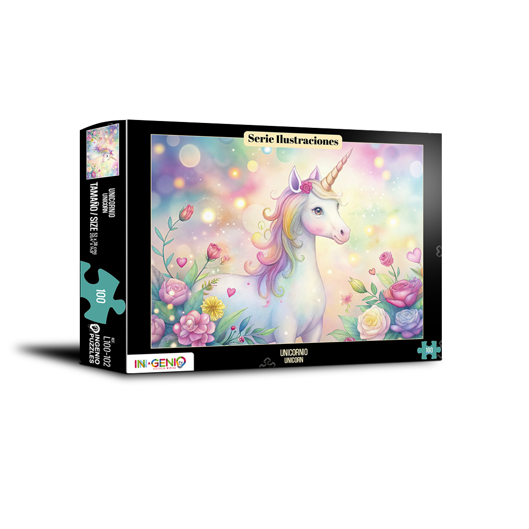 Rompecabezas 100 piezas Unicornio (L100-102)