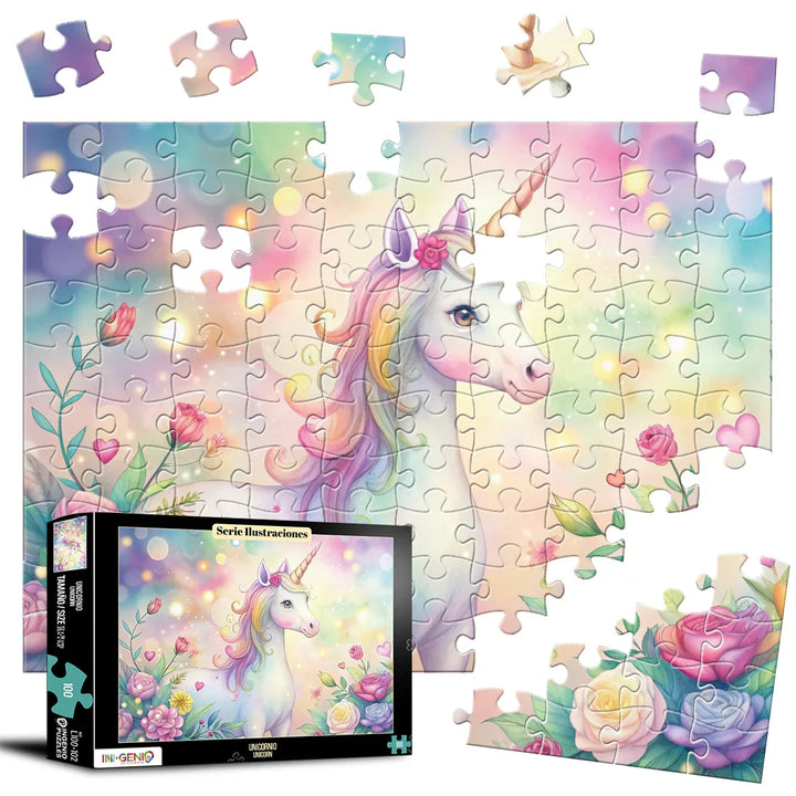 Rompecabezas 100 piezas Unicornio (L100-102)