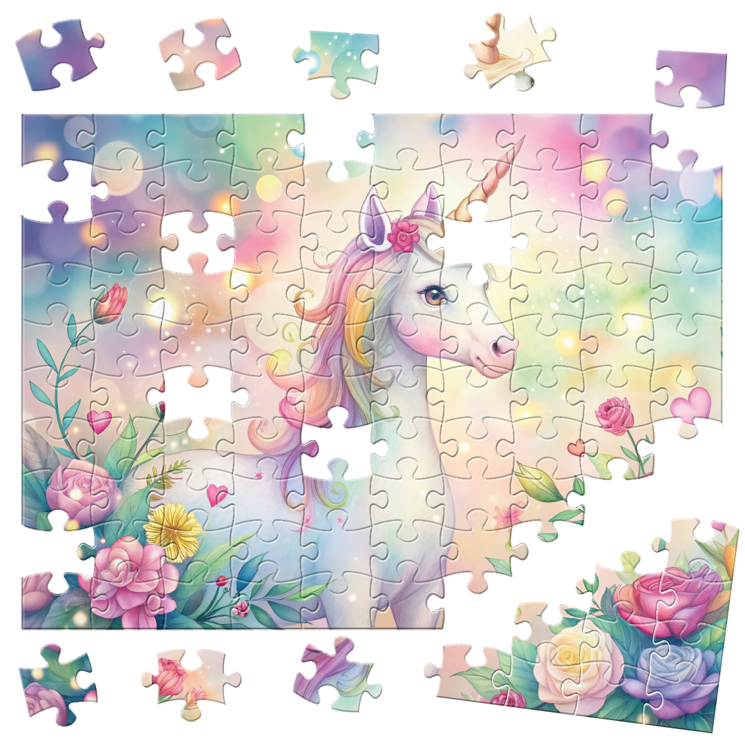 Rompecabezas 100 piezas Unicornio (L100-102)