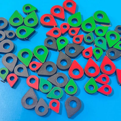 Kit de Pines Extra en Madera Adhesivos para MADEMAP - Ingenio Destreza Mental