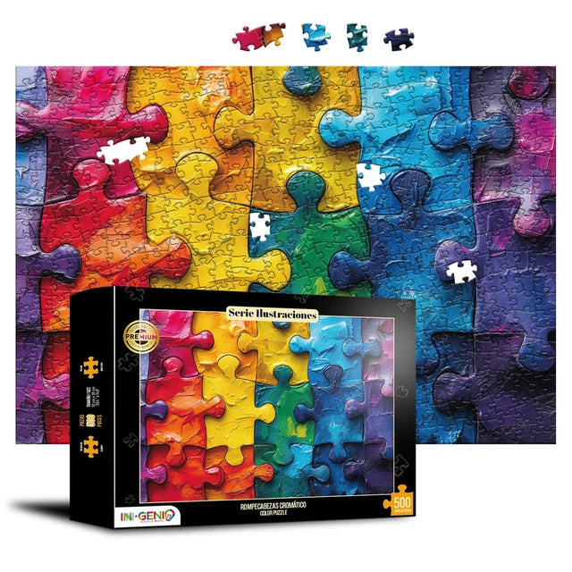 Rompecabezas 500 piezas Color Puzzle (500-505) - Ingenio Destreza Mental