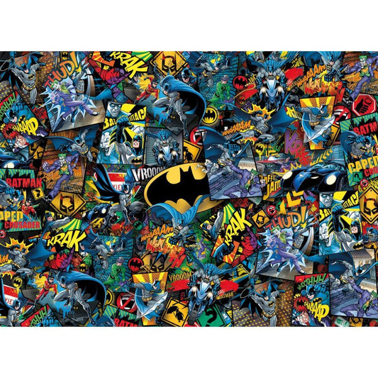 Rompecabezas 1000 piezas Batman Impossible Collection - Clementoni 39575 - Ingenio Destreza Mental