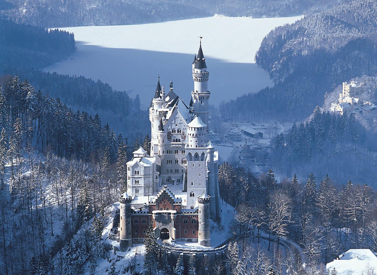 Rompecabezas 4000 piezas Invierno en el Castillo Alemania (400-008) - Ingenio Destreza Mental