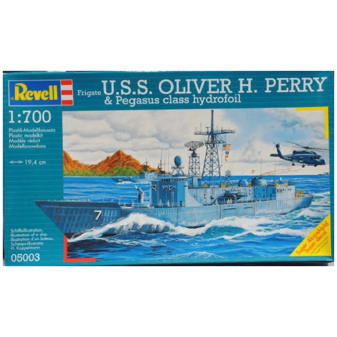 Modelo a Escala USS OLIVER H. PERRY - Revell (EH-206) - Ingenio Destreza  Mental