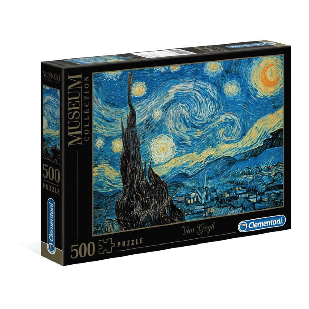 Rompecabezas piezas Noche Estrellada, Van Gogh - Clementoni (30314) - Ingenio Destreza Mental